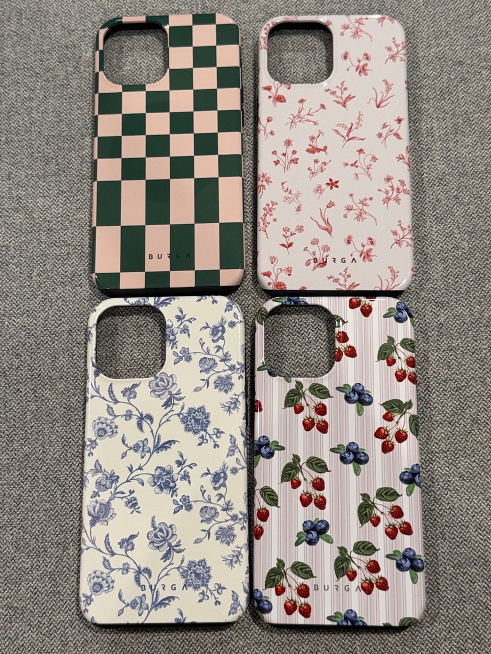 Burga | iPhone 12 Pro Max cases | 2 used, 2 brand new